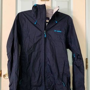 Navy Blue Rain Jacket